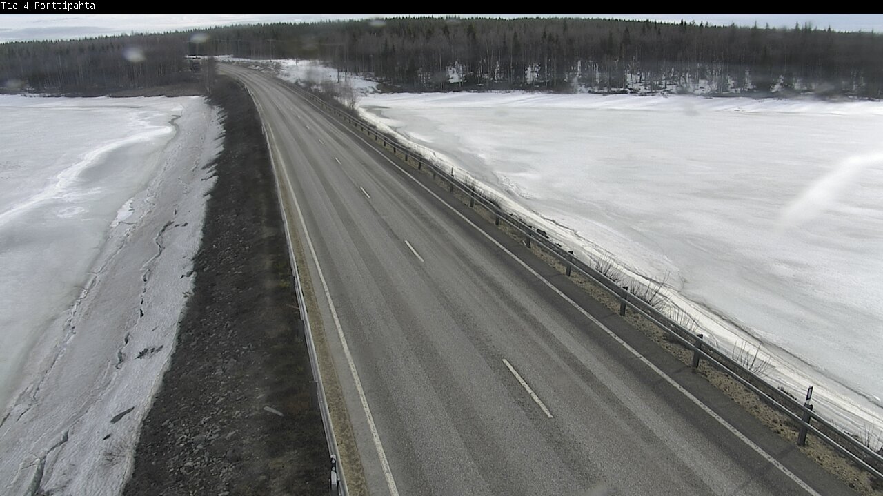 Weather Camera Image Väg 4 Sodankylä, Porttipahta, Sodankylä, Lappi