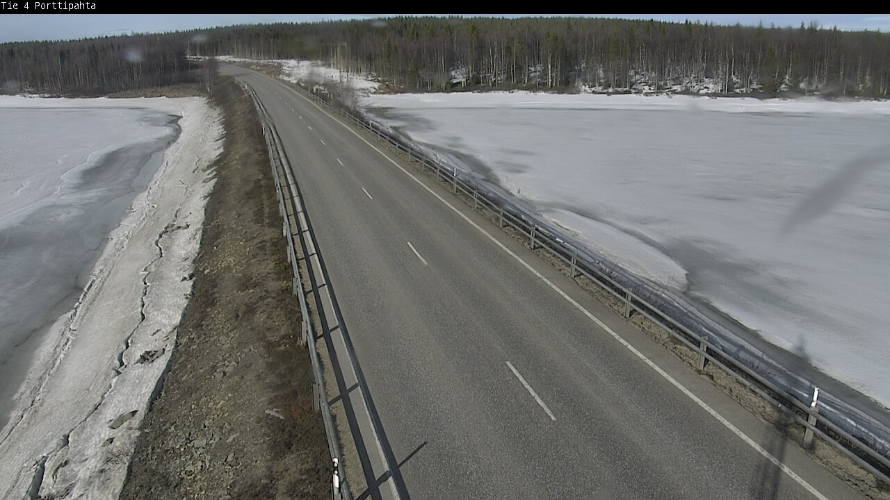 Weather Camera Image Väg 4 Sodankylä, Porttipahta, Sodankylä, Lappi