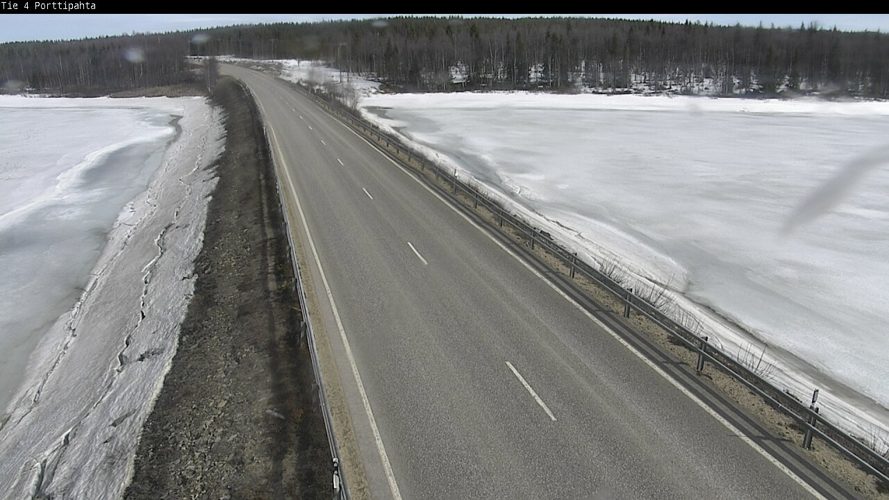 Weather Camera Image Väg 4 Sodankylä, Porttipahta, Sodankylä, Lappi