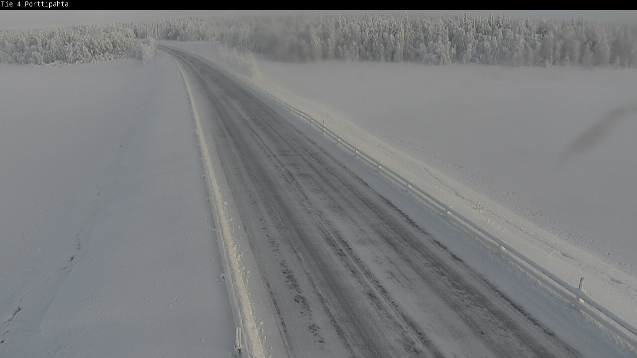 Weather Camera Image Road 4 Sodankylä, Porttipahta, Sodankylä, Lappi