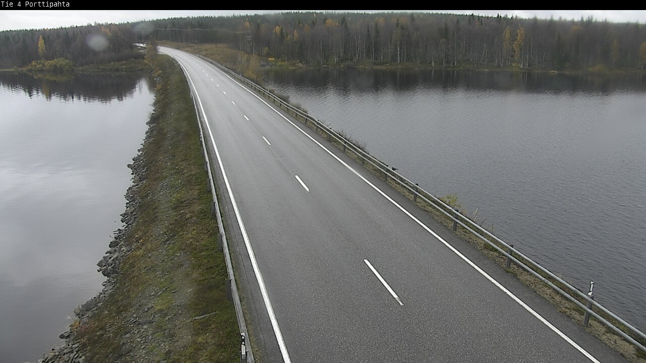 Weather Camera Image Väg 4 Sodankylä, Porttipahta, Sodankylä, Lappi