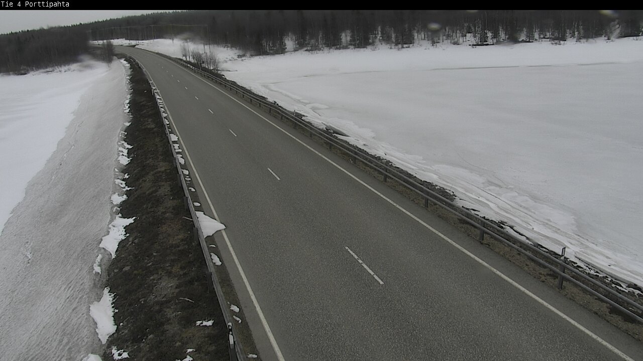Weather Camera Image Road 4 Sodankylä, Porttipahta, Sodankylä, Lappi