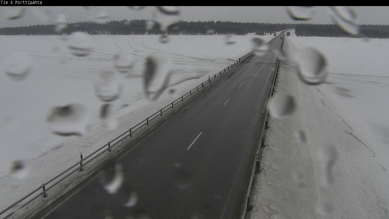 Weather Camera Image Väg 4 Sodankylä, Porttipahta, Sodankylä, Lappi