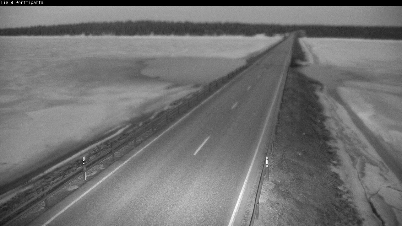 Weather Camera Image Väg 4 Sodankylä, Porttipahta, Sodankylä, Lappi