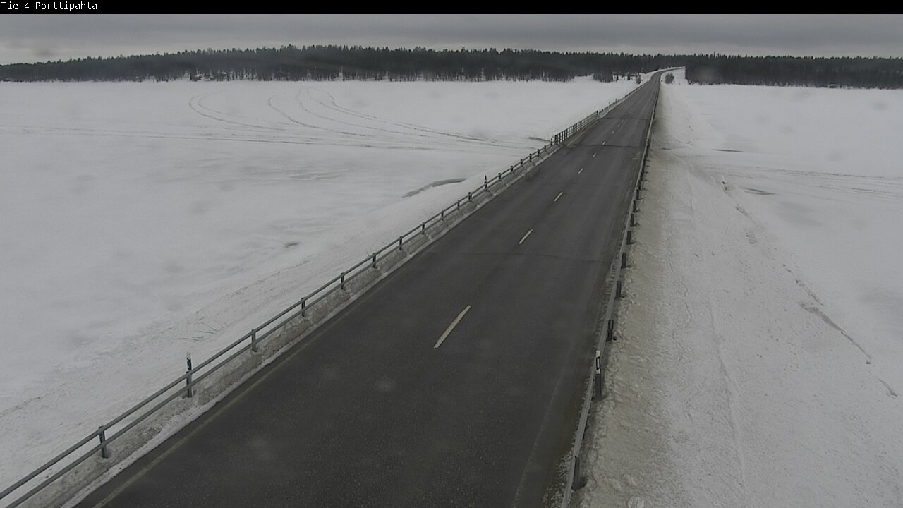 Weather Camera Image Väg 4 Sodankylä, Porttipahta, Sodankylä, Lappi