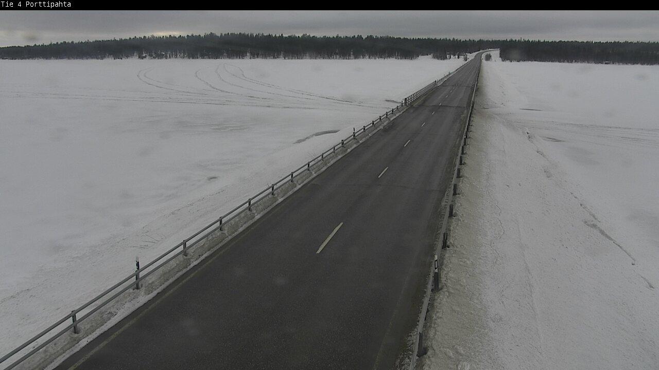 Weather Camera Image Väg 4 Sodankylä, Porttipahta, Sodankylä, Lappi