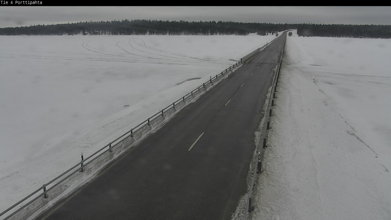 Weather Camera Image Road 4 Sodankylä, Porttipahta, Sodankylä, Lappi