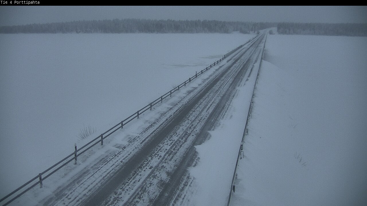 Weather Camera Image Road 4 Sodankylä, Porttipahta, Sodankylä, Lappi