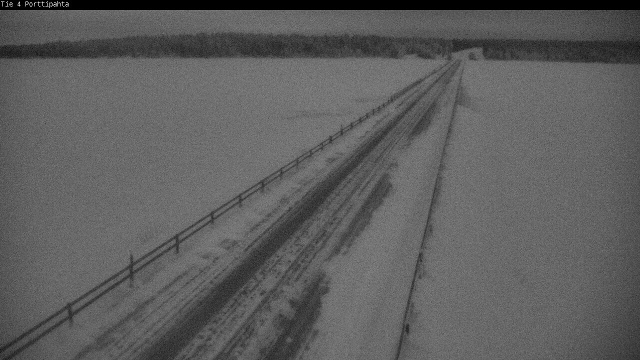 Weather Camera Image Road 4 Sodankylä, Porttipahta, Sodankylä, Lappi