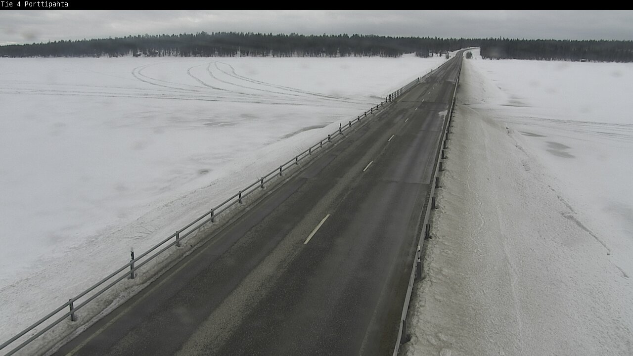 Weather Camera Image Road 4 Sodankylä, Porttipahta, Sodankylä, Lappi