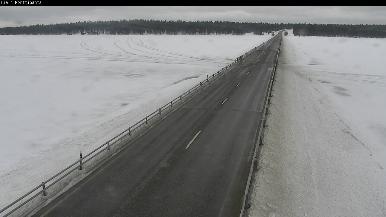 Weather Camera Image Väg 4 Sodankylä, Porttipahta, Sodankylä, Lappi