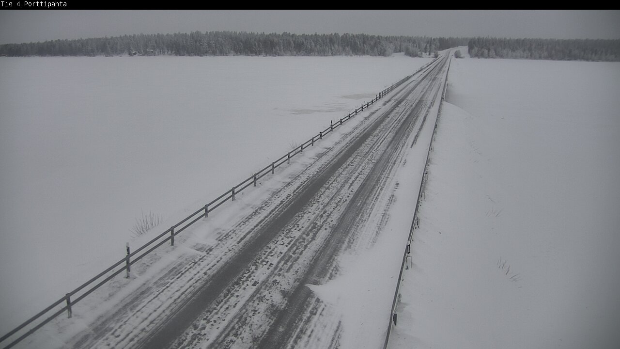 Weather Camera Image Road 4 Sodankylä, Porttipahta, Sodankylä, Lappi