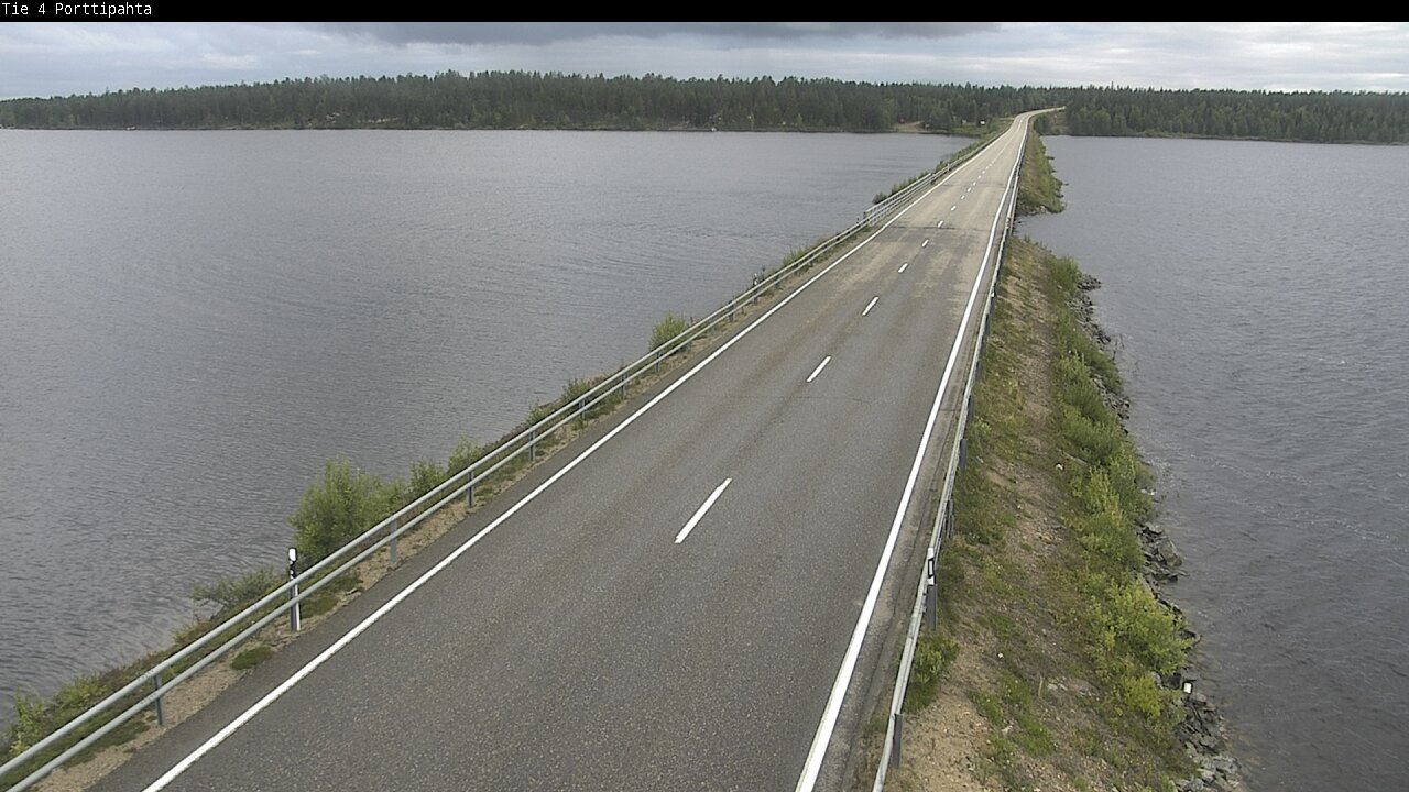 Weather Camera Image Road 4 Sodankylä, Porttipahta, Sodankylä, Lappi
