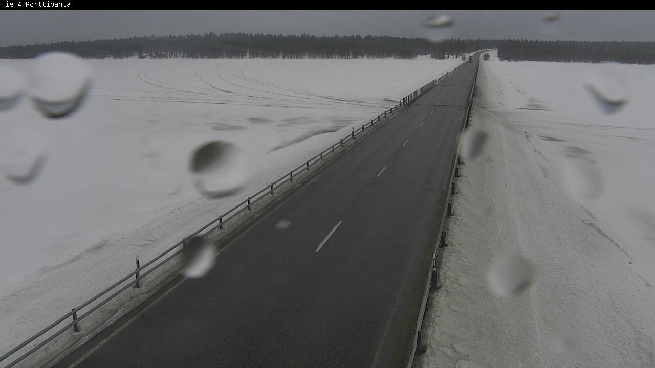Weather Camera Image Väg 4 Sodankylä, Porttipahta, Sodankylä, Lappi