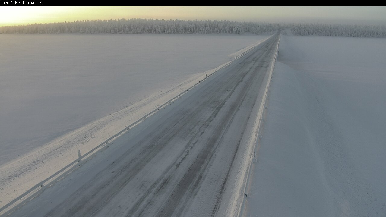 Weather Camera Image Road 4 Sodankylä, Porttipahta, Sodankylä, Lappi