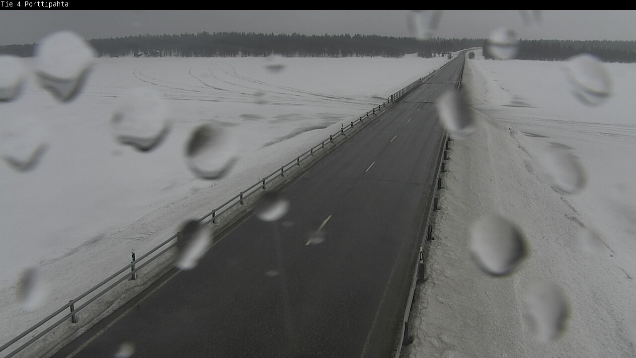 Weather Camera Image Väg 4 Sodankylä, Porttipahta, Sodankylä, Lappi