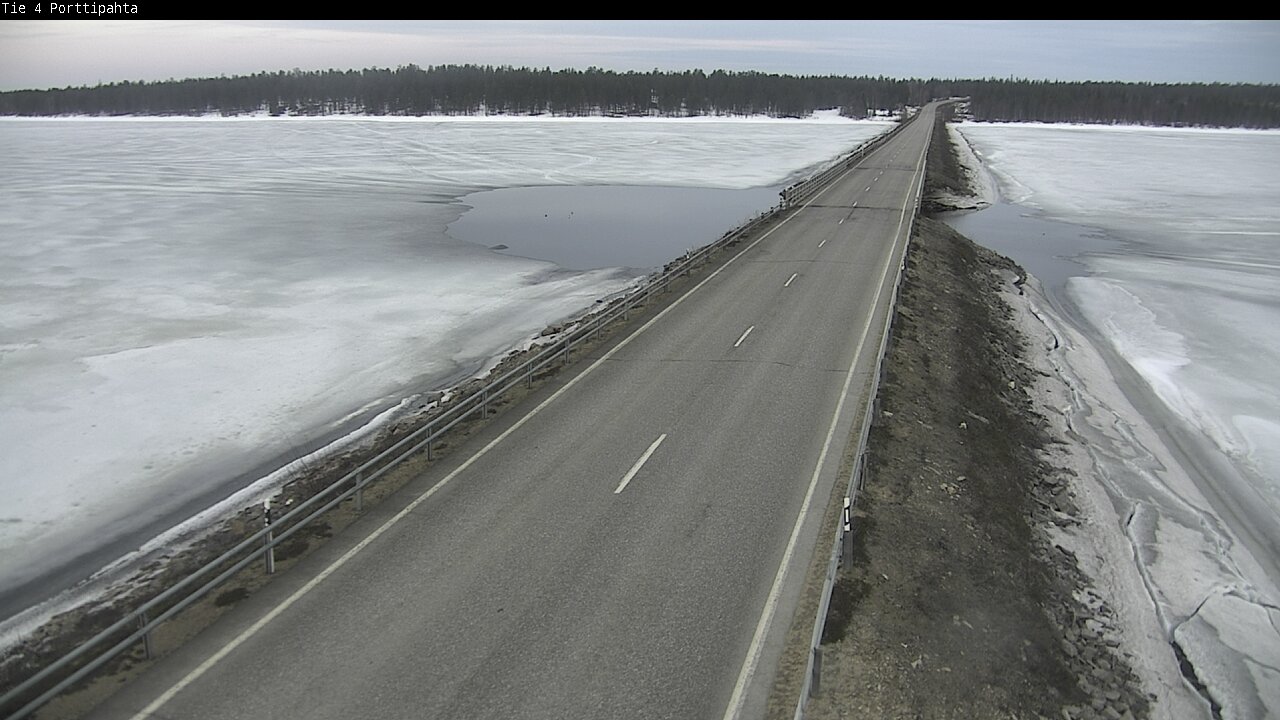 Weather Camera Image Väg 4 Sodankylä, Porttipahta, Sodankylä, Lappi