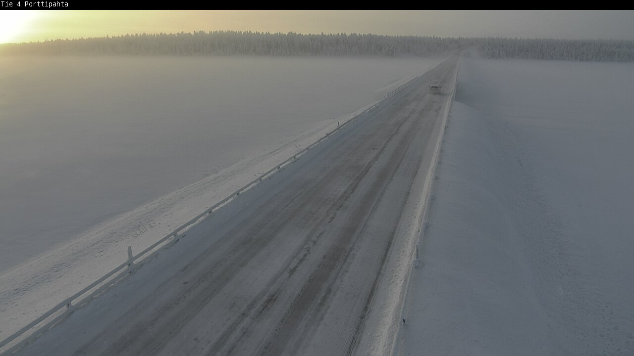 Weather Camera Image Road 4 Sodankylä, Porttipahta, Sodankylä, Lappi