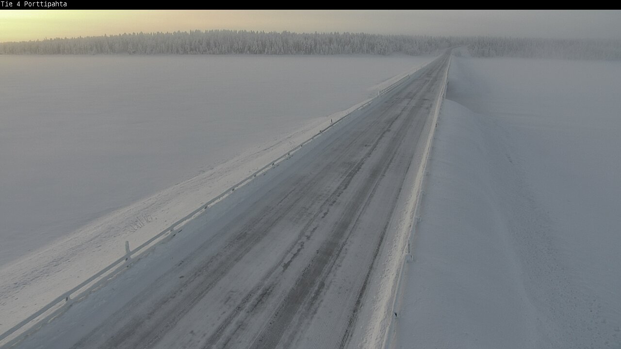 Weather Camera Image Road 4 Sodankylä, Porttipahta, Sodankylä, Lappi