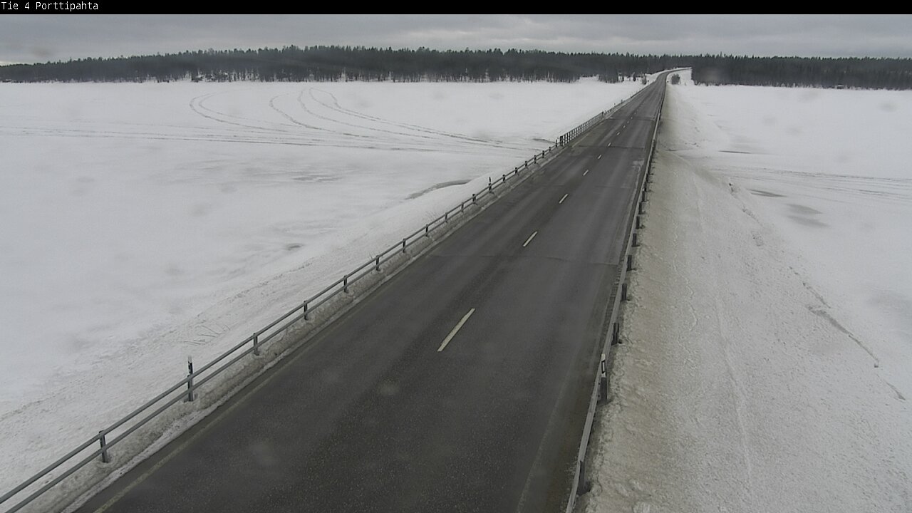 Weather Camera Image Väg 4 Sodankylä, Porttipahta, Sodankylä, Lappi
