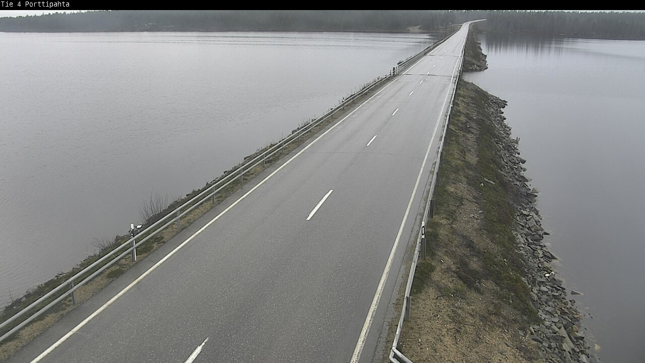 Weather Camera Image Väg 4 Sodankylä, Porttipahta, Sodankylä, Lappi