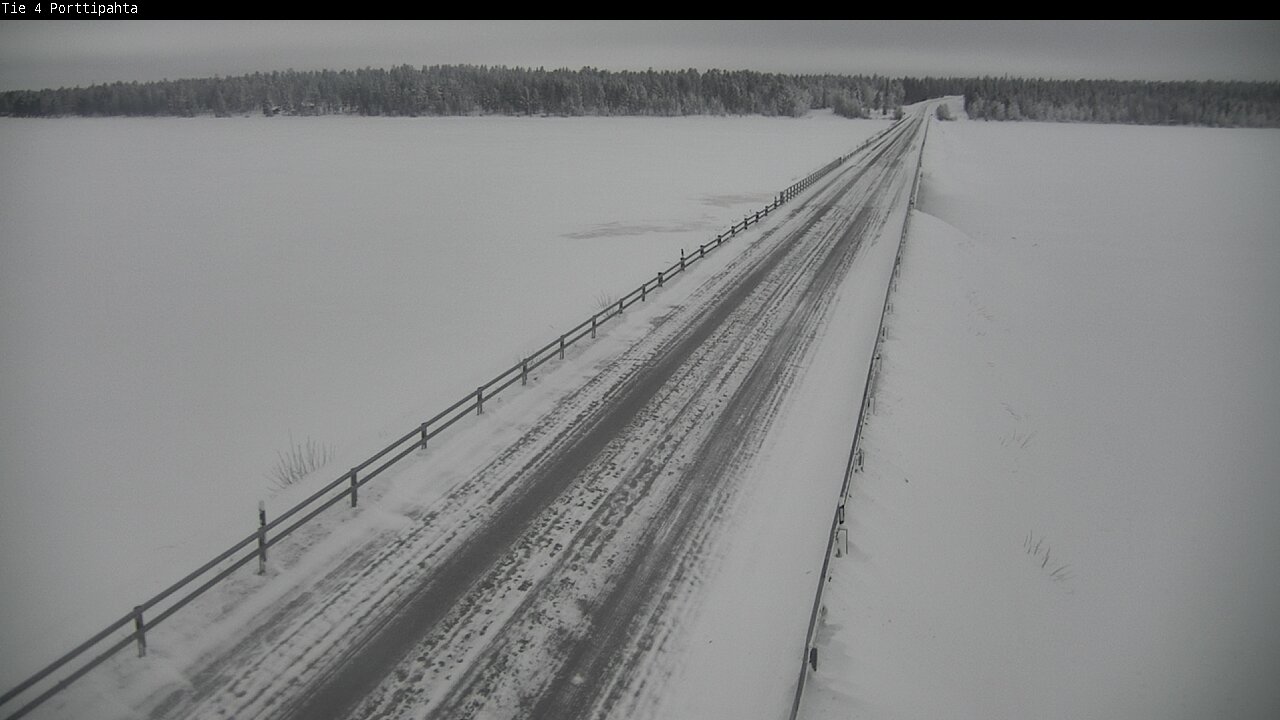 Weather Camera Image Road 4 Sodankylä, Porttipahta, Sodankylä, Lappi