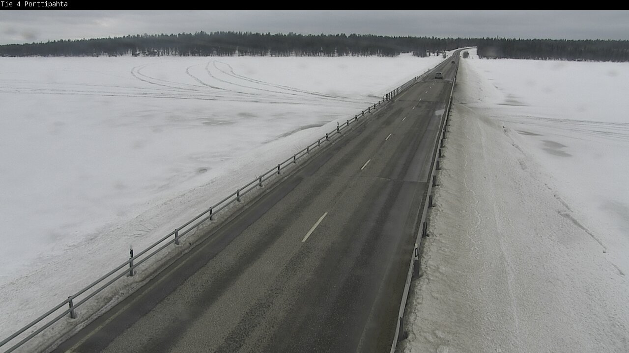Weather Camera Image Road 4 Sodankylä, Porttipahta, Sodankylä, Lappi