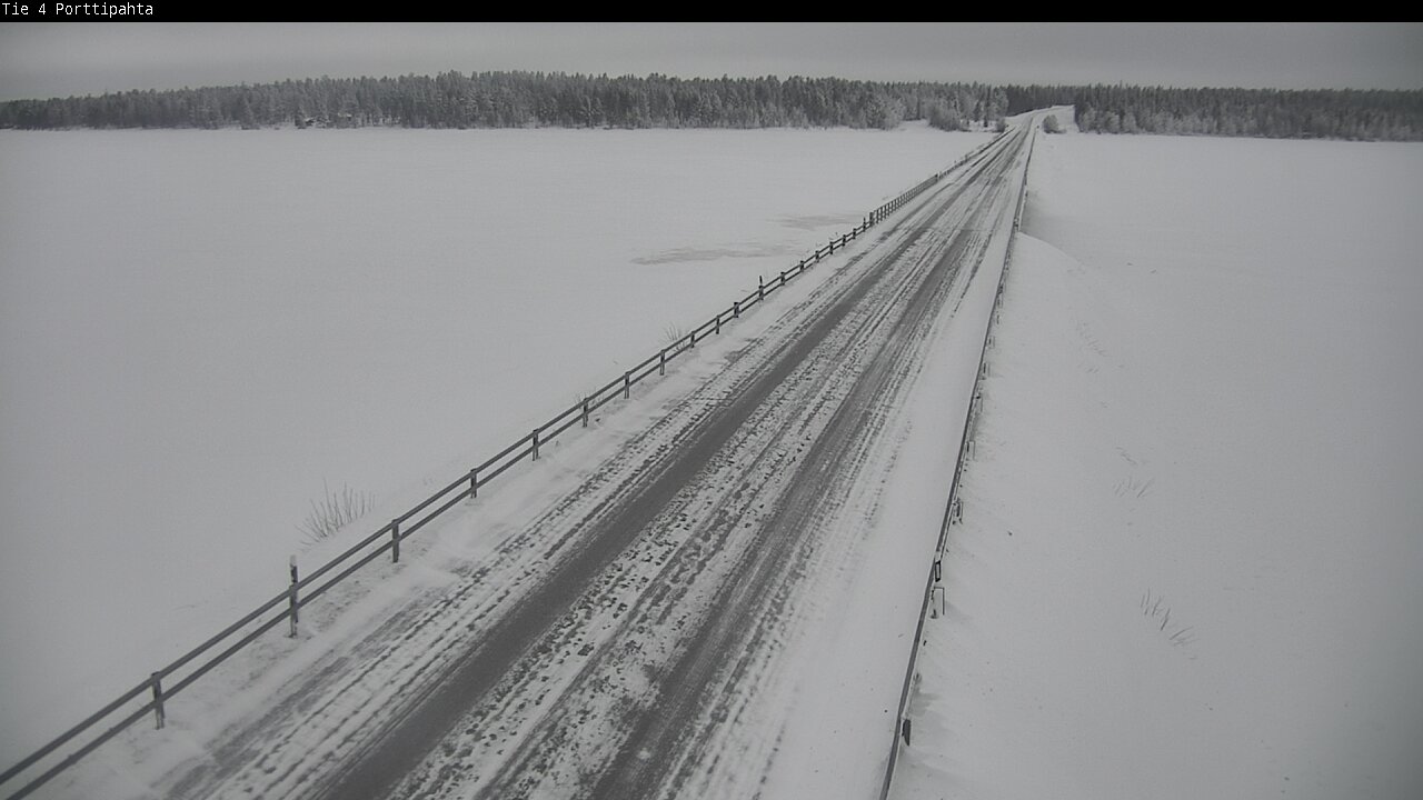 Weather Camera Image Road 4 Sodankylä, Porttipahta, Sodankylä, Lappi