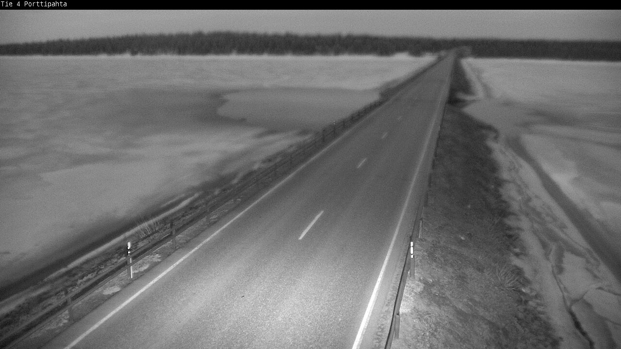 Weather Camera Image Väg 4 Sodankylä, Porttipahta, Sodankylä, Lappi