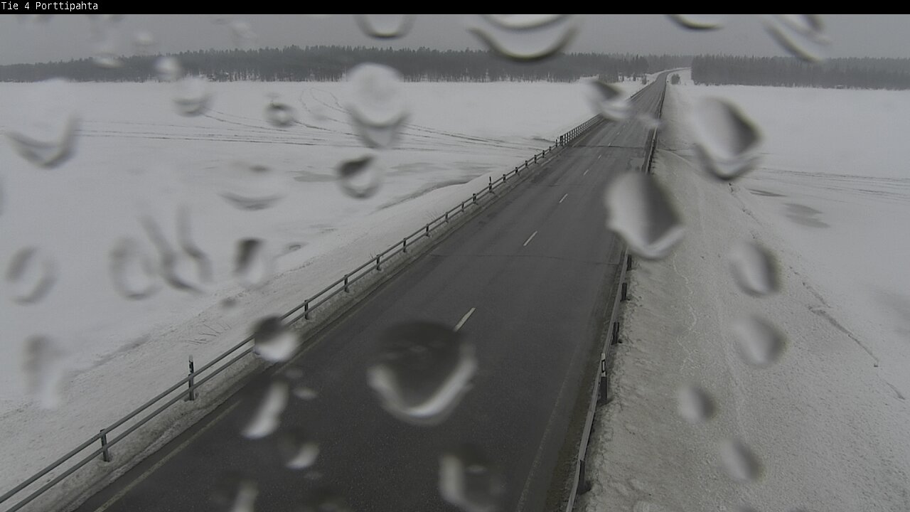 Weather Camera Image Väg 4 Sodankylä, Porttipahta, Sodankylä, Lappi