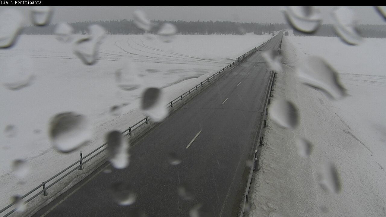 Weather Camera Image Väg 4 Sodankylä, Porttipahta, Sodankylä, Lappi