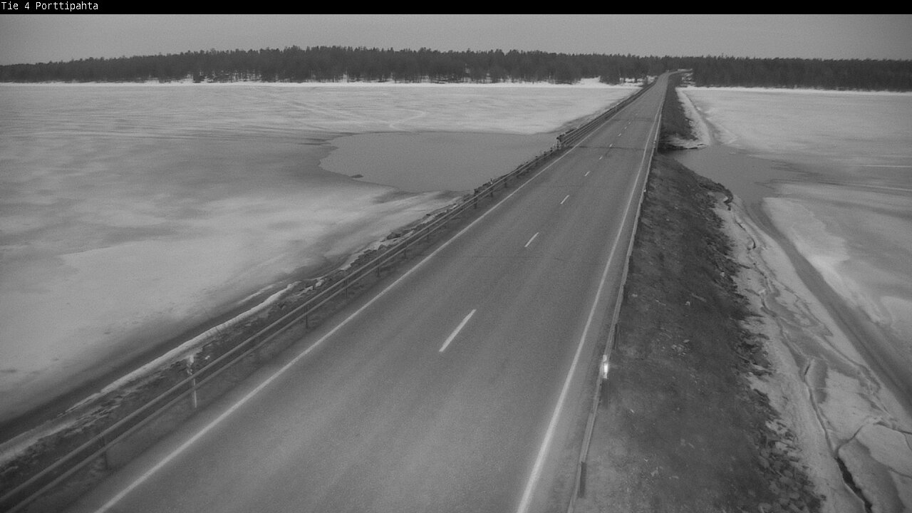 Weather Camera Image Väg 4 Sodankylä, Porttipahta, Sodankylä, Lappi