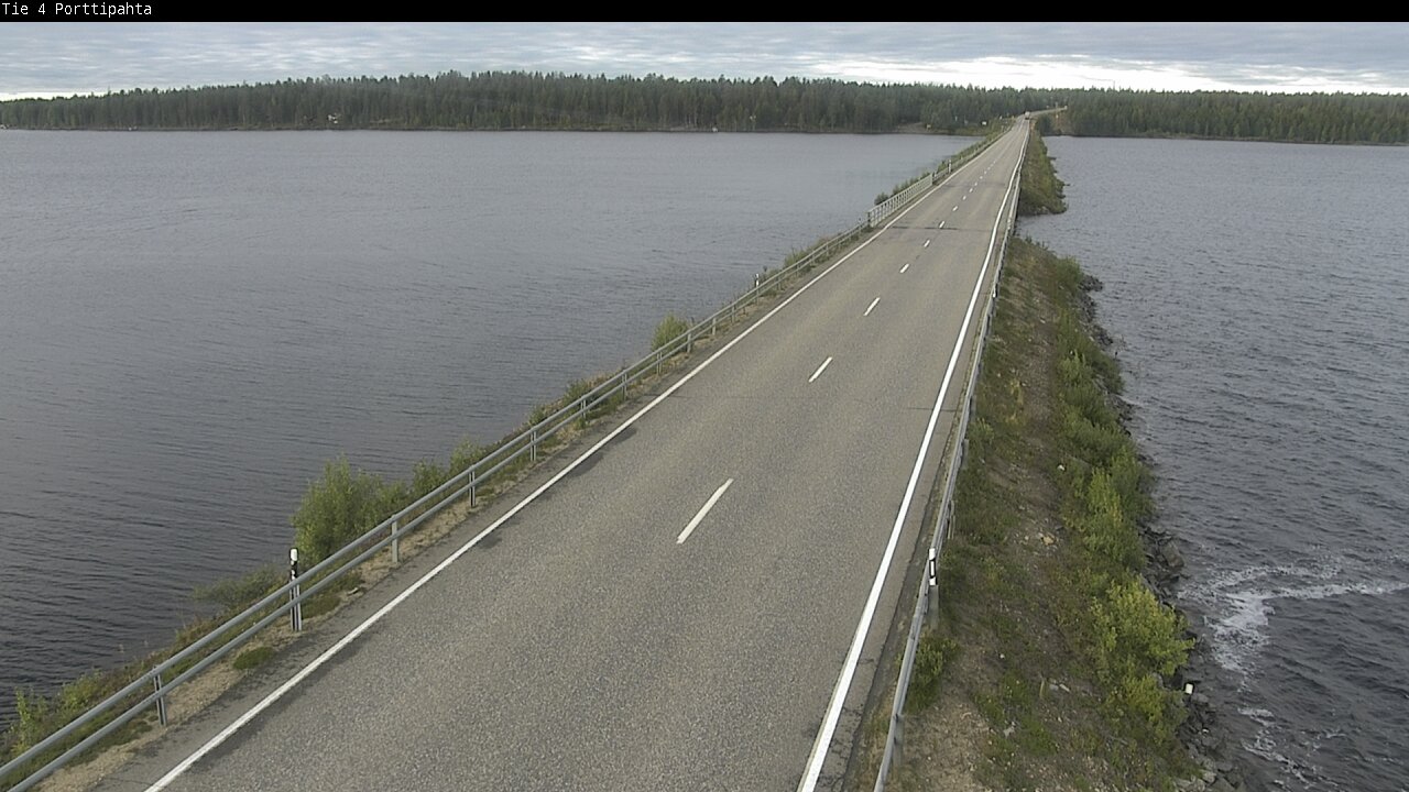 Weather Camera Image Road 4 Sodankylä, Porttipahta, Sodankylä, Lappi