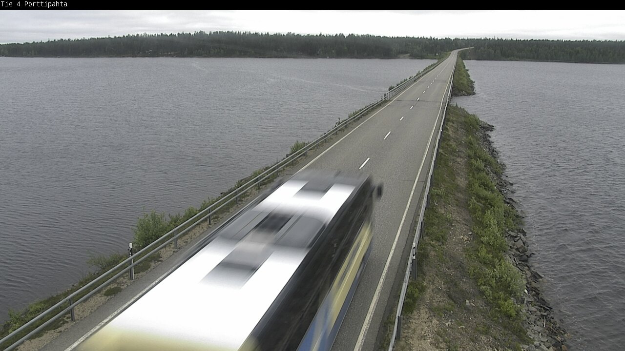 Weather Camera Image Väg 4 Sodankylä, Porttipahta, Sodankylä, Lappi