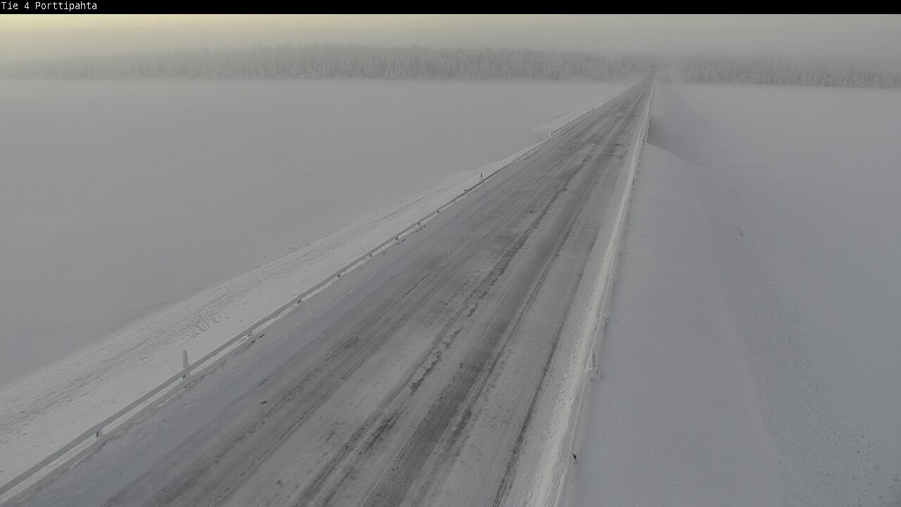 Weather Camera Image Road 4 Sodankylä, Porttipahta, Sodankylä, Lappi