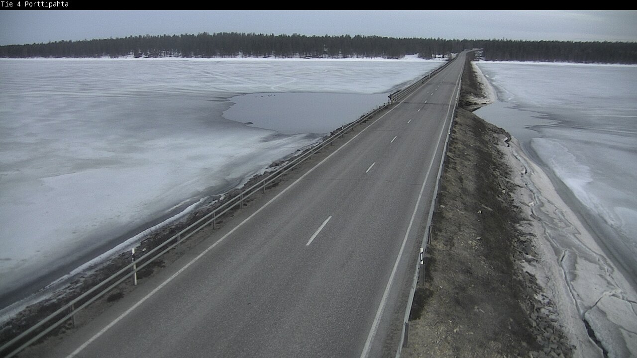 Weather Camera Image Road 4 Sodankylä, Porttipahta, Sodankylä, Lappi
