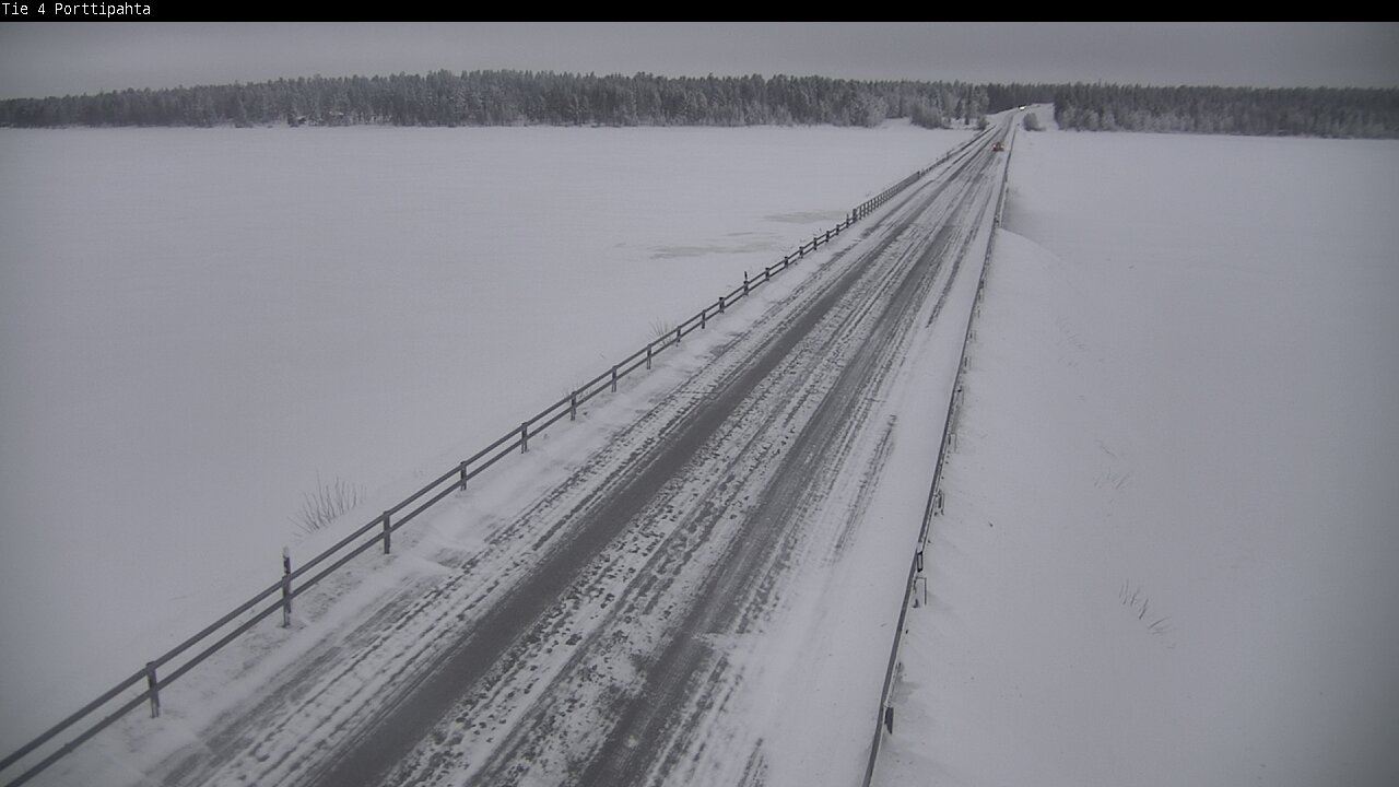 Weather Camera Image Road 4 Sodankylä, Porttipahta, Sodankylä, Lappi