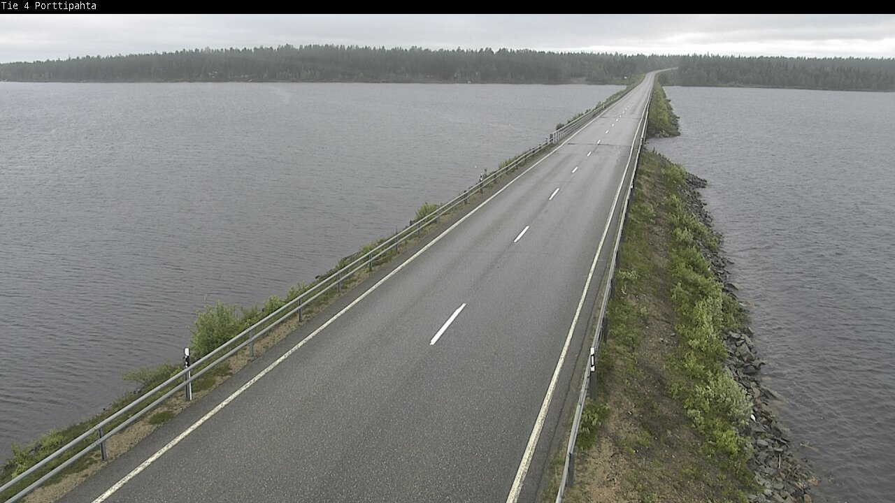 Weather Camera Image Väg 4 Sodankylä, Porttipahta, Sodankylä, Lappi