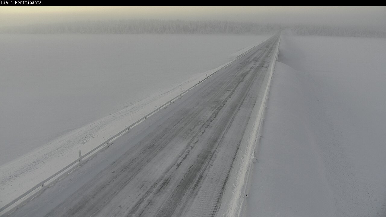 Weather Camera Image Road 4 Sodankylä, Porttipahta, Sodankylä, Lappi