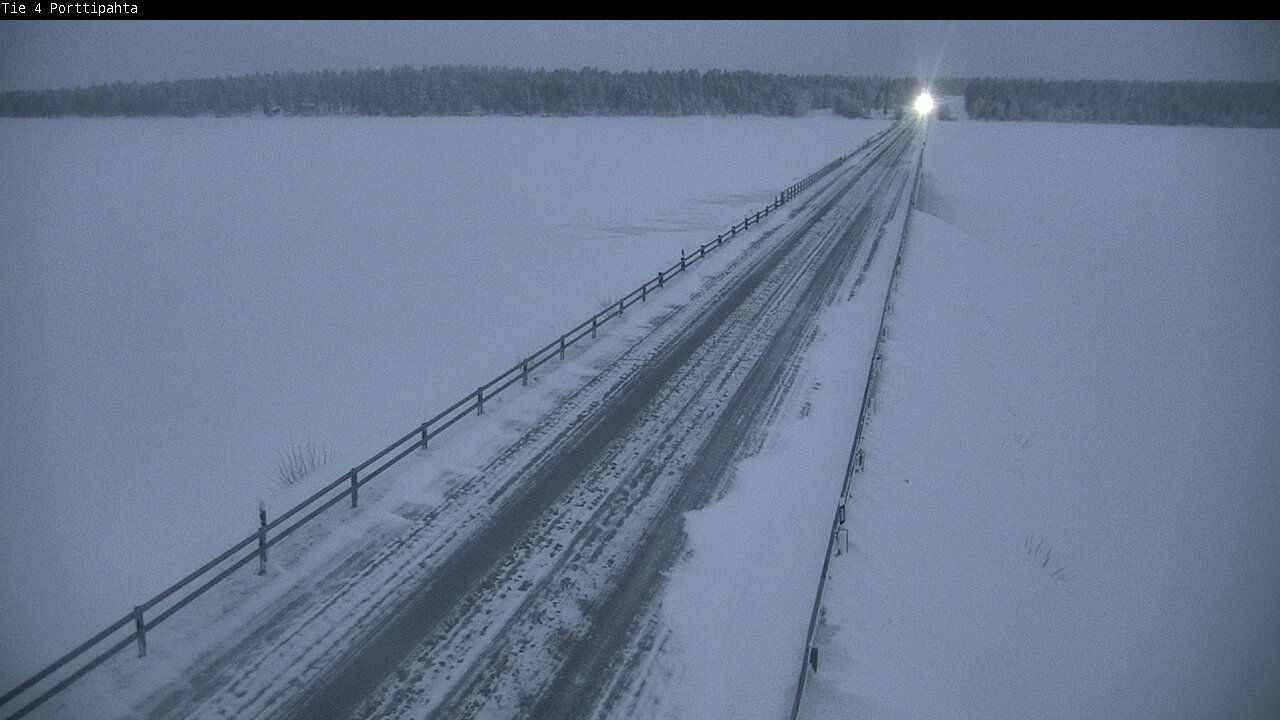 Weather Camera Image Road 4 Sodankylä, Porttipahta, Sodankylä, Lappi