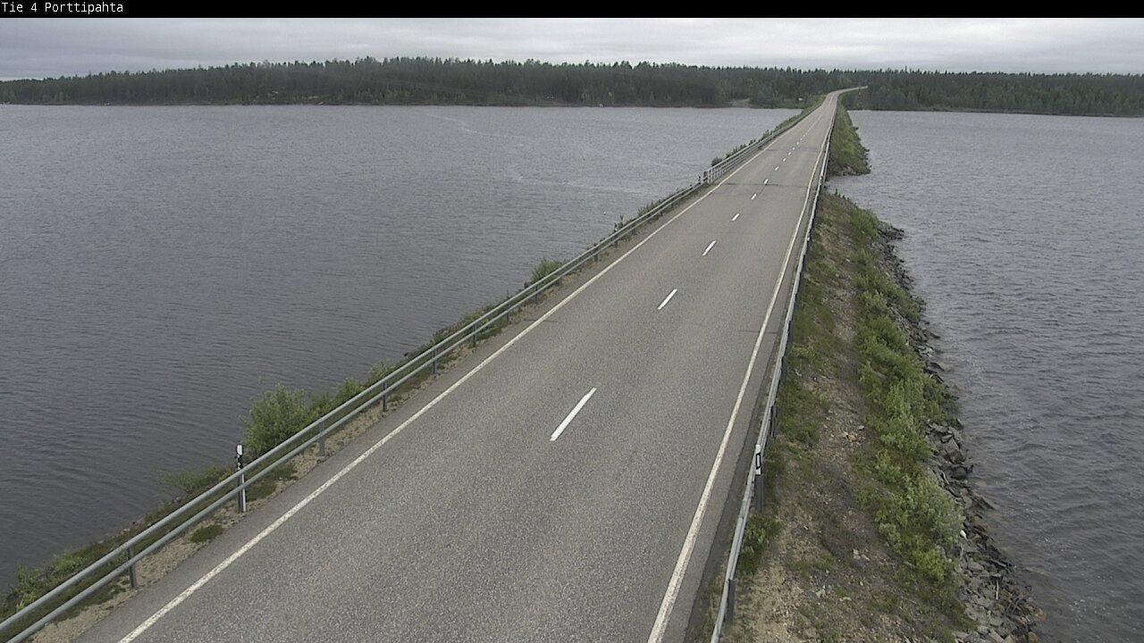 Weather Camera Image Road 4 Sodankylä, Porttipahta, Sodankylä, Lappi