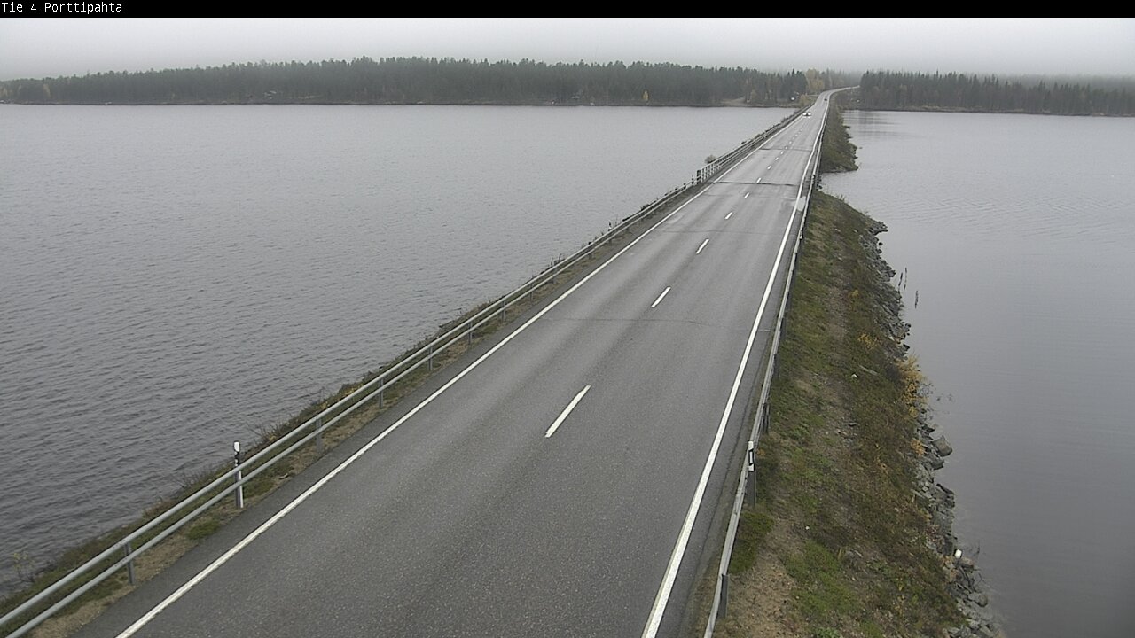 Weather Camera Image Road 4 Sodankylä, Porttipahta, Sodankylä, Lappi