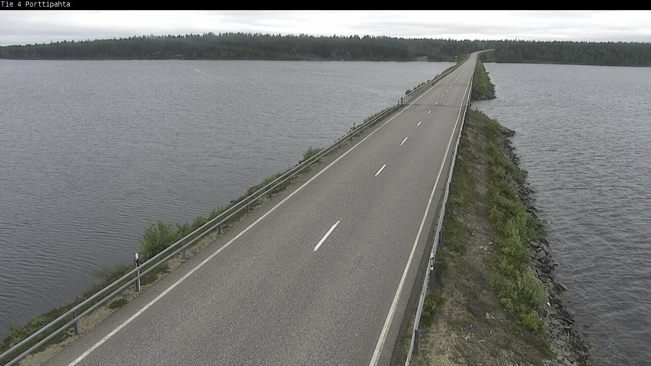 Weather Camera Image Väg 4 Sodankylä, Porttipahta, Sodankylä, Lappi