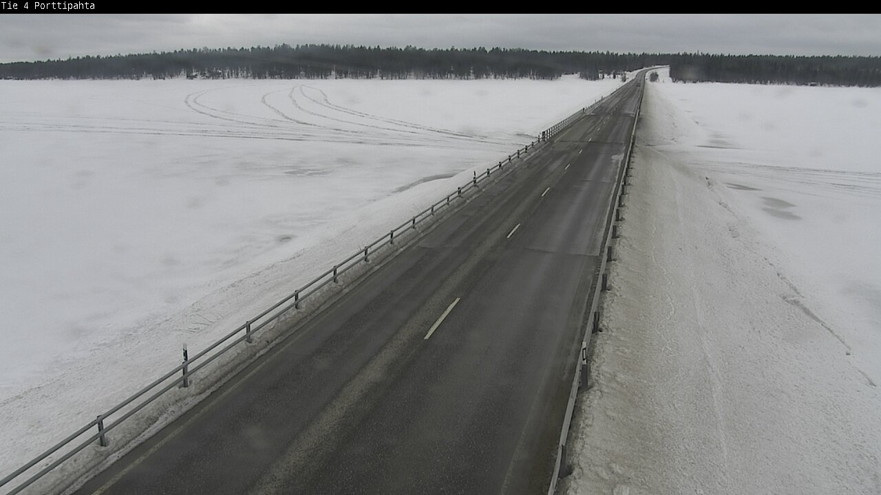 Weather Camera Image Road 4 Sodankylä, Porttipahta, Sodankylä, Lappi