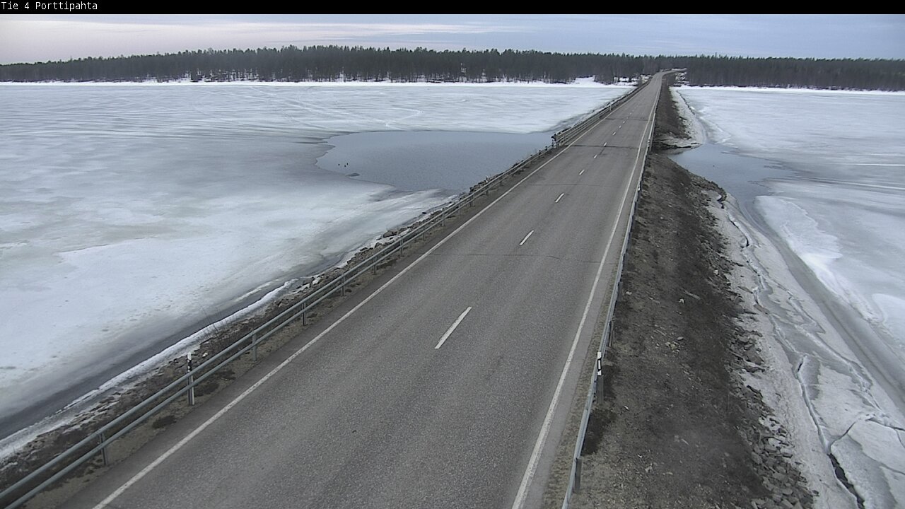 Weather Camera Image Väg 4 Sodankylä, Porttipahta, Sodankylä, Lappi