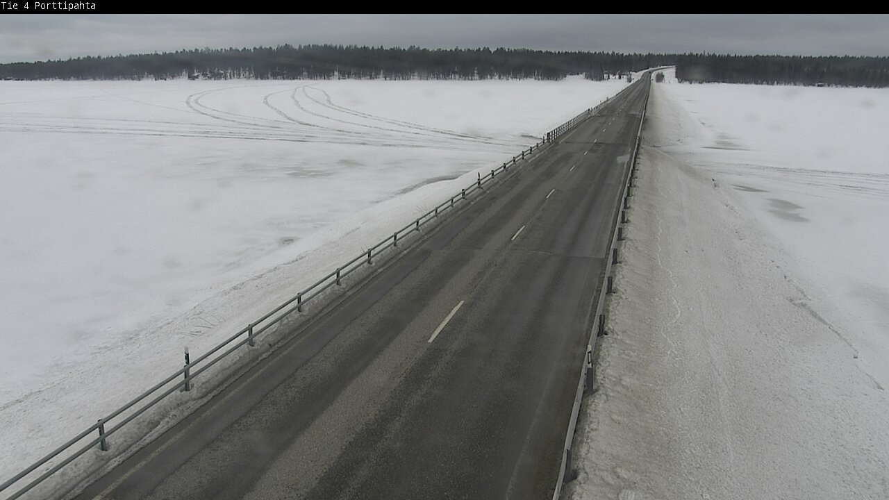 Weather Camera Image Road 4 Sodankylä, Porttipahta, Sodankylä, Lappi