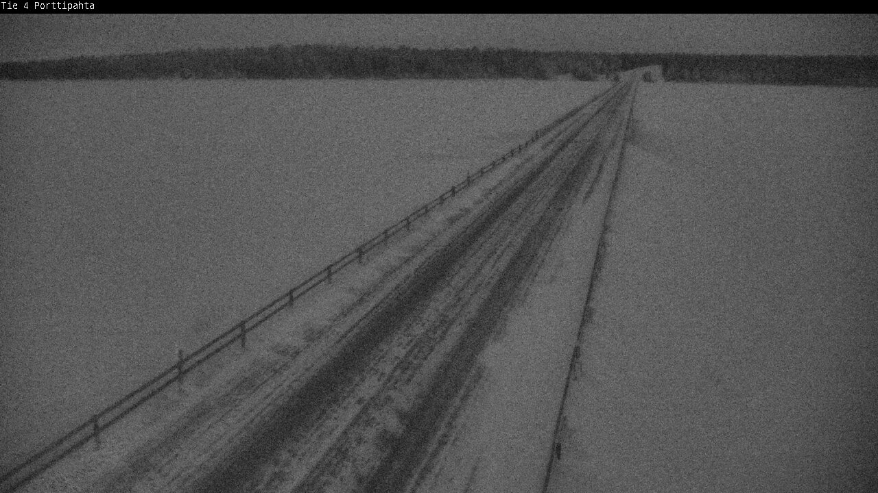 Weather Camera Image Road 4 Sodankylä, Porttipahta, Sodankylä, Lappi