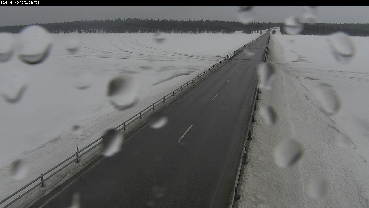 Weather Camera Image Väg 4 Sodankylä, Porttipahta, Sodankylä, Lappi