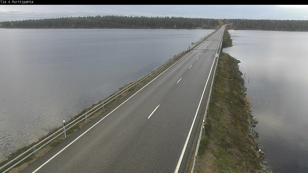 Weather Camera Image Road 4 Sodankylä, Porttipahta, Sodankylä, Lappi