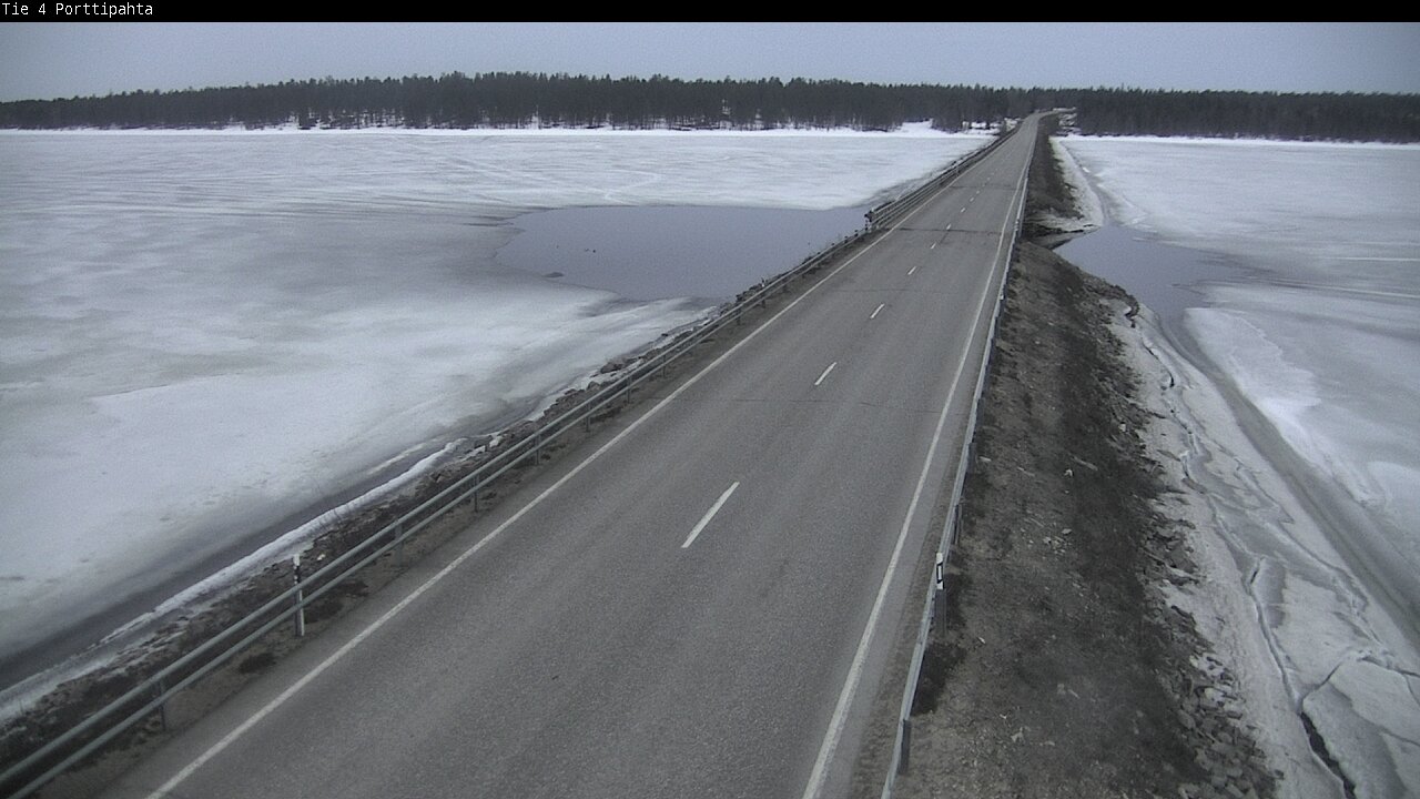 Weather Camera Image Väg 4 Sodankylä, Porttipahta, Sodankylä, Lappi